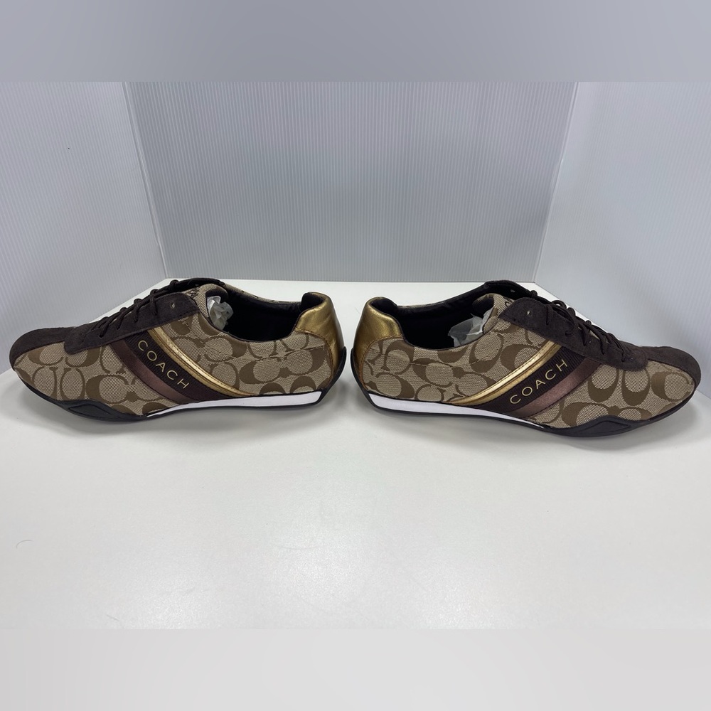 Coach Signature C Jayme Khaki Brown Sneakers, Size 9.5 Shoes - Picture 6 of 9